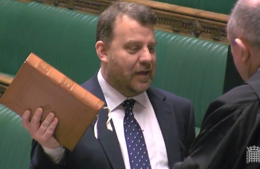 Abdy Swears in as an MP