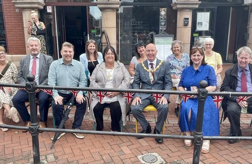 Andy at Stockton Heath Walking Day