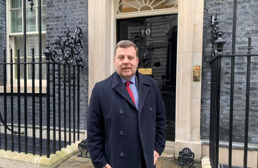 Andy visits Downing Street