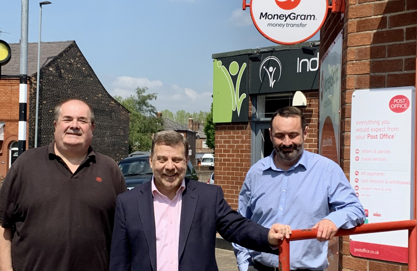 Andy Carter MP meets Post Office Managers in Latchford | Andy Carter MP