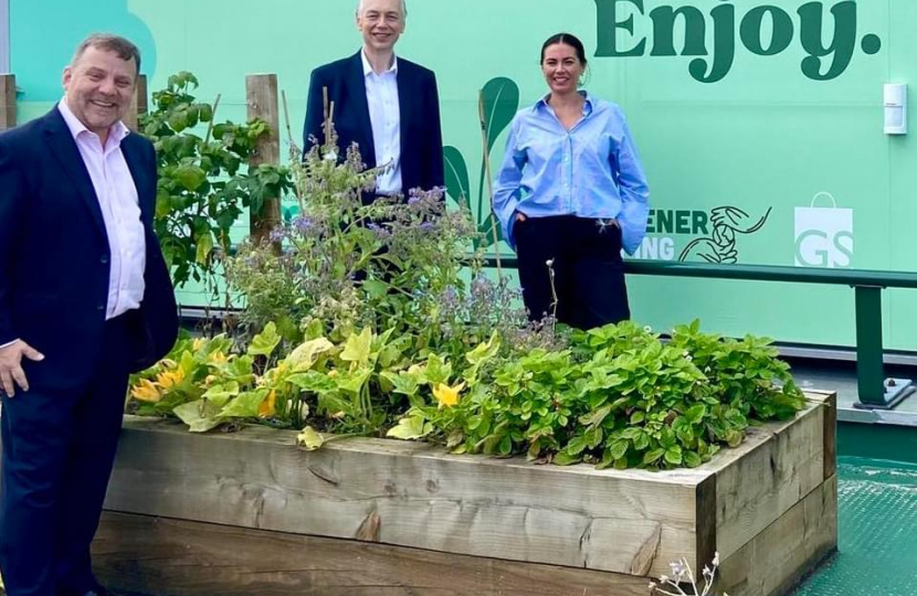 Sky garden visit by MP