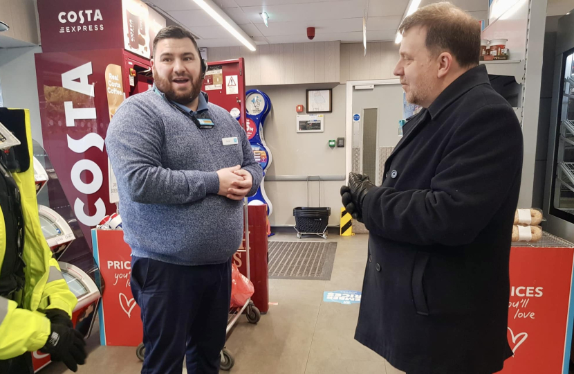 Andy Carter MP meets with Peter