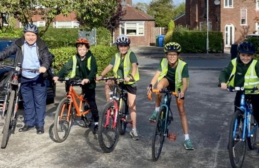 Andy on his bike 