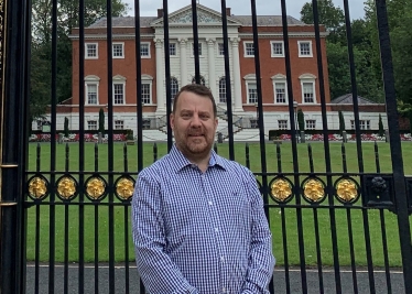 Andy at Warrington Town Hall