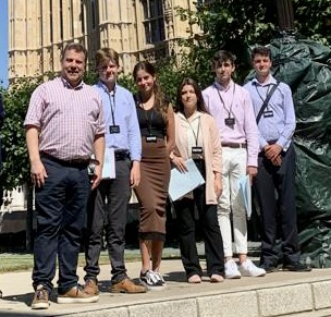 Work Experience students visit Parliament 