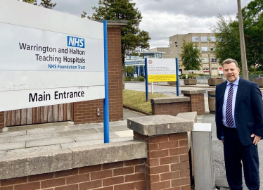 Andy Carter MP - Warrington Hospital