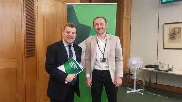 Andy Carter MP meeting Football Foundation
