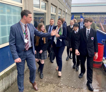 Education Secretary visit to Penketh High School