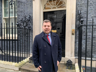 Andy visits Downing Street