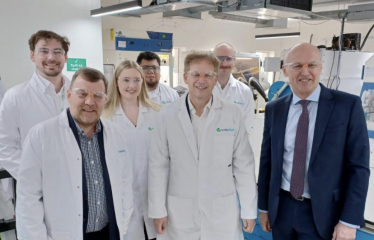 Andy Carter with Grant Shapps at Warrington nuclear cluster 