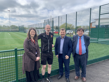 At the 3G pitch in Latchford 