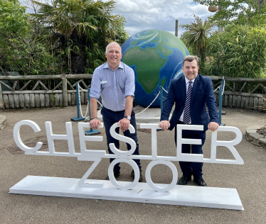 Andy at chester zoo