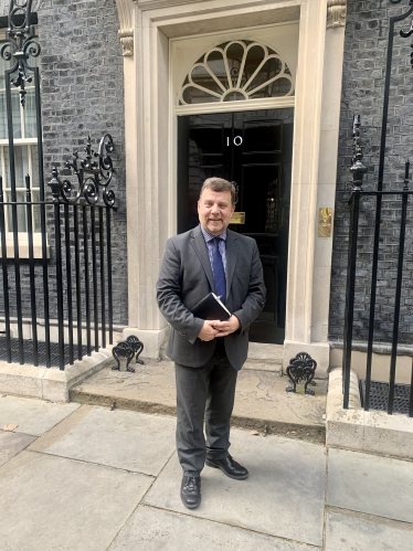 Andy at Downing Street