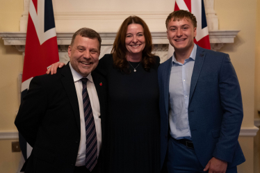 Andy Carter MP, Education Secretary Gillian Keegan MP, Luke Turner