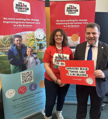 Andy Carter MP and The Brain Tumour Charity