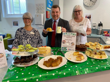 Cake at macmillan coffee morning 