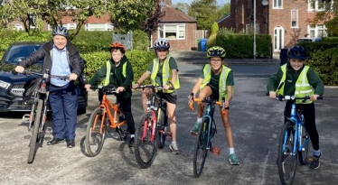 Andy on his bike 